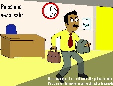 Maquina fichar, español