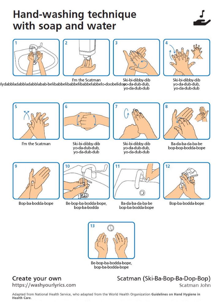 Hand wash lyrics